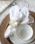 Lily napkin ring - set of 4