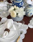 White Scallop - set of 4