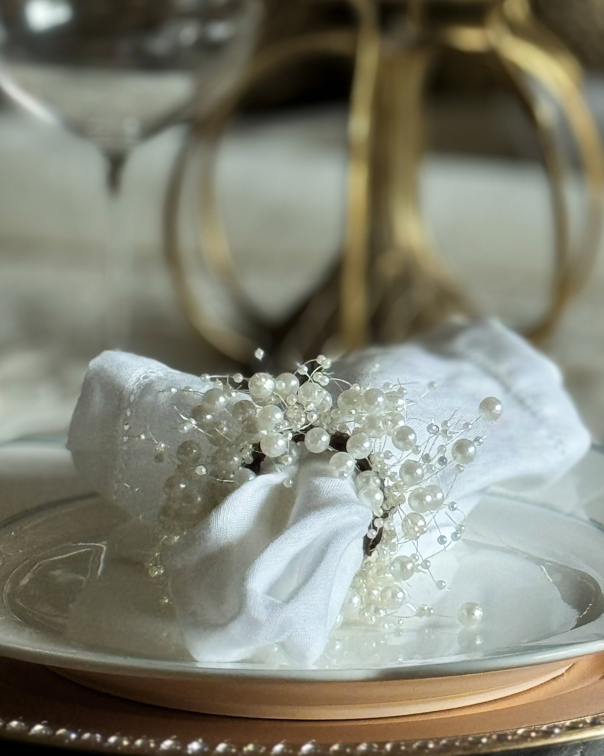 Grace Napkin Ring - set of 4